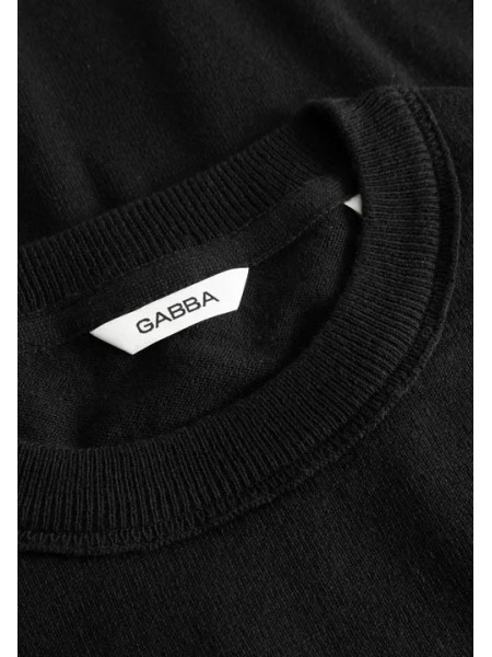 GABBA T-shirt LEGIN WIX BOXY HOUR SS Μαύρο GABBA - 3