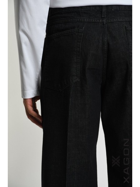 XAGON MAN Jean pants 2ZU116C Black XAGON MAN - 4