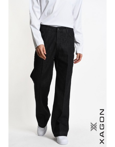 XAGON MAN Jean παντελόνι 2ZU116C Μαύρο XAGON MAN - 5