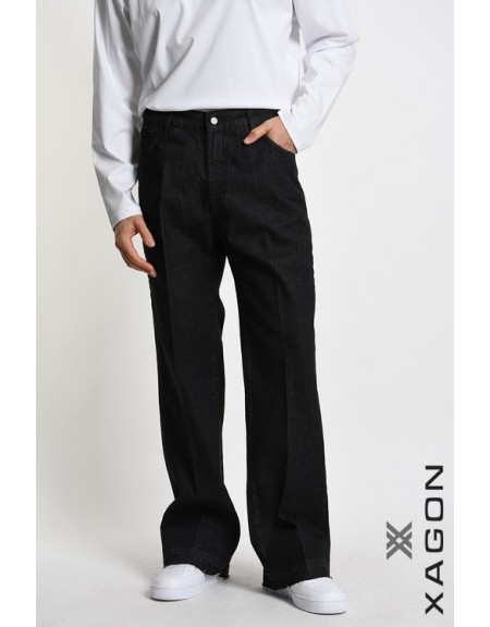XAGON MAN Jean παντελόνι 2ZU116C Μαύρο XAGON MAN - 7