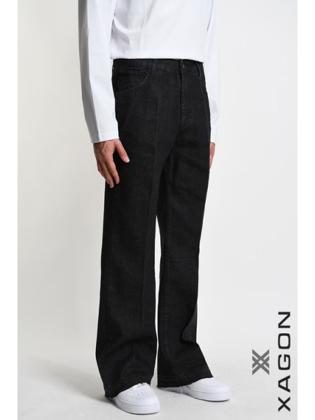XAGON MAN Jean pants 2ZU116C Black XAGON MAN - 8