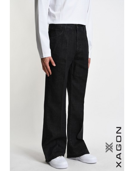 XAGON MAN Jean παντελόνι 2ZU116C Μαύρο XAGON MAN - 8