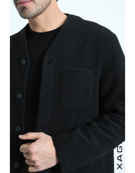 XAGON MAN Knitted cardigan 2WCARUN Black XAGON MAN - 7