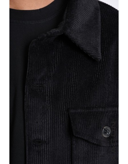 XAGON MAN Πουκάμιισο - Jacket κοτλέ 1PCOLDE Μαύρο XAGON MAN - 9