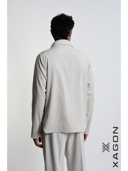 XAGON MAN Corduroy Jacket 1PCOLDE Ecru XAGON MAN - 2