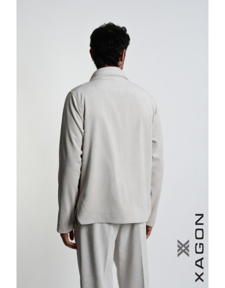 XAGON MAN Corduroy Jacket 1PCOLDE Ecru XAGON MAN - 2
