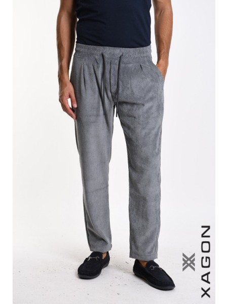 XAGON MAN Corduroy Pants 2MDO703 Gray XAGON MAN - 1