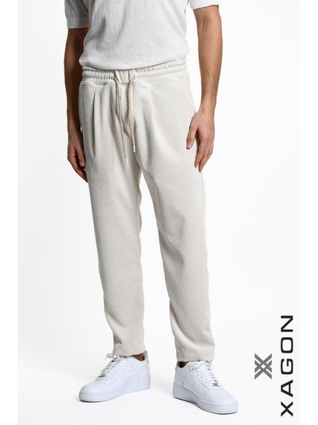 XAGON MAN Corduroy Pants 2MDO703 Ecru XAGON MAN - 7