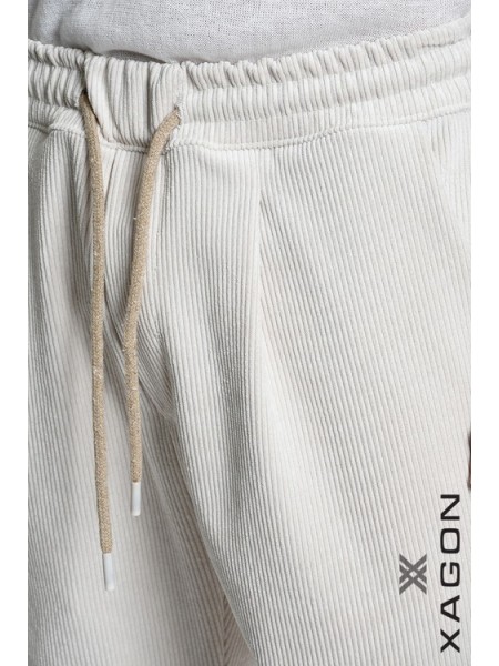 XAGON MAN Παντελόνι κοτλέ 2MDO703 Εκρού XAGON MAN - 8