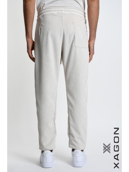 XAGON MAN Corduroy Pants 2MDO703 Ecru XAGON MAN - 2