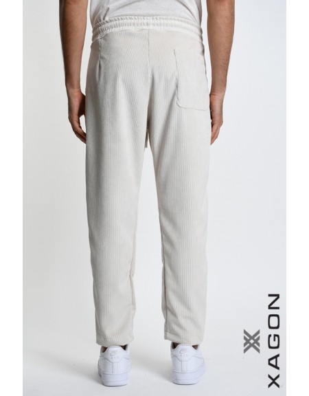 XAGON MAN Corduroy Pants 2MDO703 Ecru XAGON MAN - 2