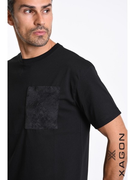 XAGON MAN T-shirt 2MDO704 Μαύρο XAGON MAN - 3
