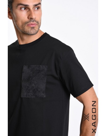 XAGON MAN T-shirt 2MDO704 Μαύρο XAGON MAN - 3