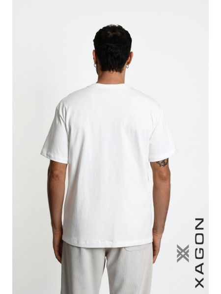 XAGON MAN T-shirt 2MDO704 Ecru XAGON MAN - 2