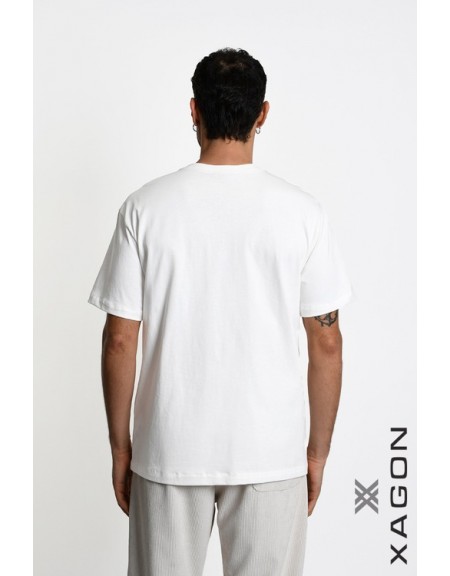 XAGON MAN T-shirt 2MDO704 Εκρού XAGON MAN - 2