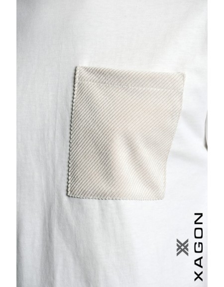 XAGON MAN T-shirt 2MDO704 Ecru XAGON MAN - 4