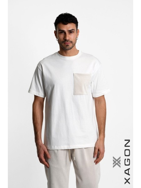 XAGON MAN T-shirt 2MDO704 Ecru XAGON MAN - 1
