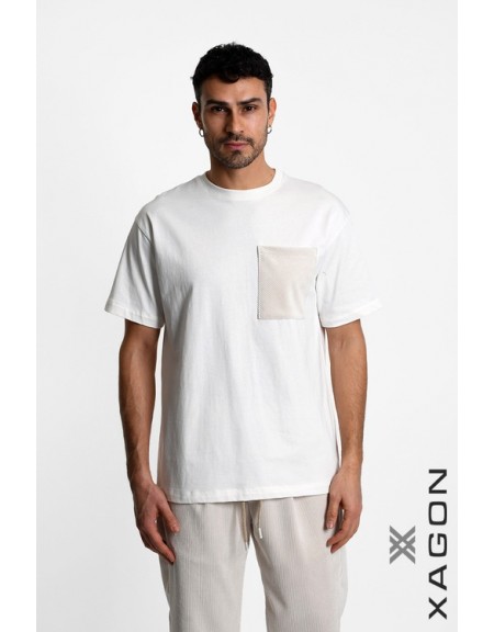 XAGON MAN T-shirt 2MDO704 Ecru XAGON MAN - 1