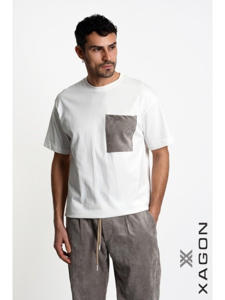 XAGON MAN T-shirt 2MDO704 Γκρι XAGON MAN - 6