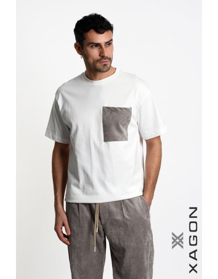 XAGON MAN T-shirt 2MDO704 Γκρι XAGON MAN - 6