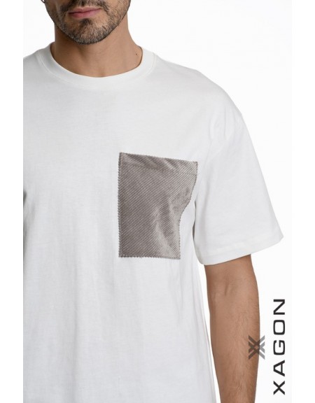 XAGON MAN T-shirt 2MDO704 Γκρι XAGON MAN - 5