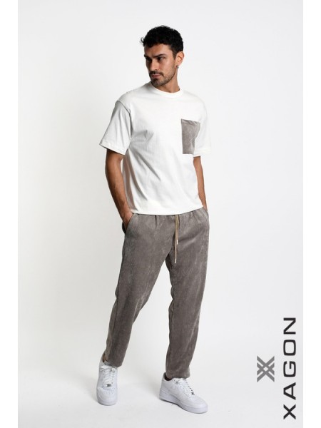 XAGON MAN T-shirt 2MDO704 Γκρι XAGON MAN - 3