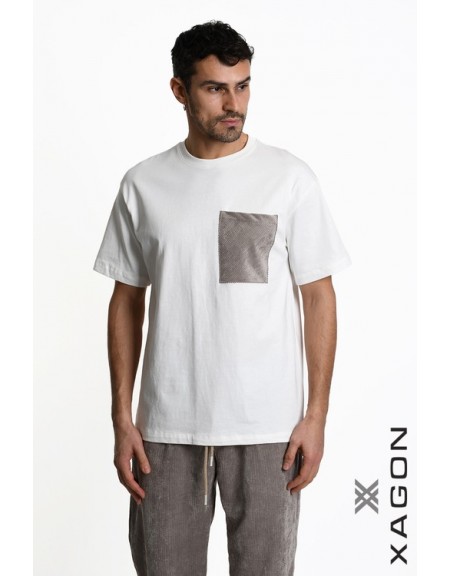 XAGON MAN T-shirt 2MDO704 Grey XAGON MAN - 7