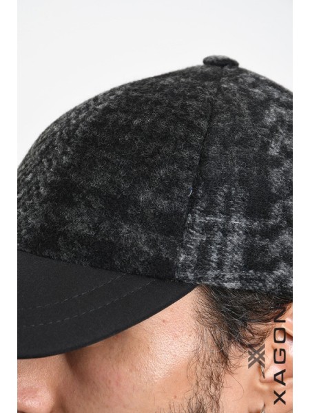 XAGON MAN Hat - Jockey checkered 2LGRENO Black - Gray XAGON MAN - 7