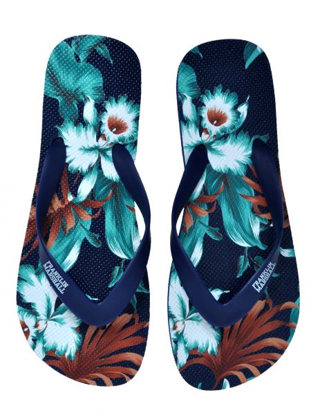 Franklin and Marshall flip-flops FTUA9091S16 blue floral